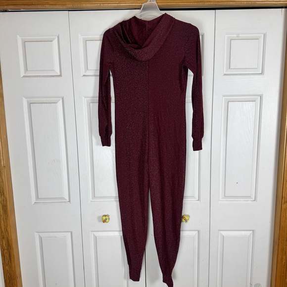 Savage X Fenty Maroon Jumpsuit with Gold Accents - Picture 4 of 7